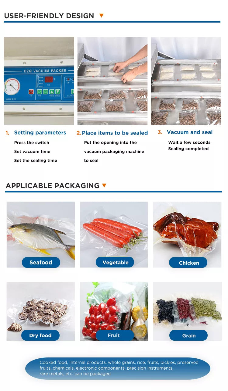VALA - DZQ500/2SB Floor Standing Double Chamber Vacuum Sealer