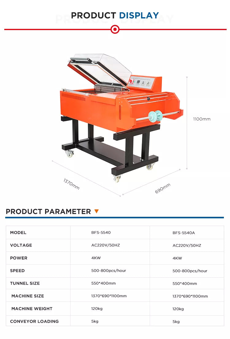 2in1 Sealing and Shrinking Machine
